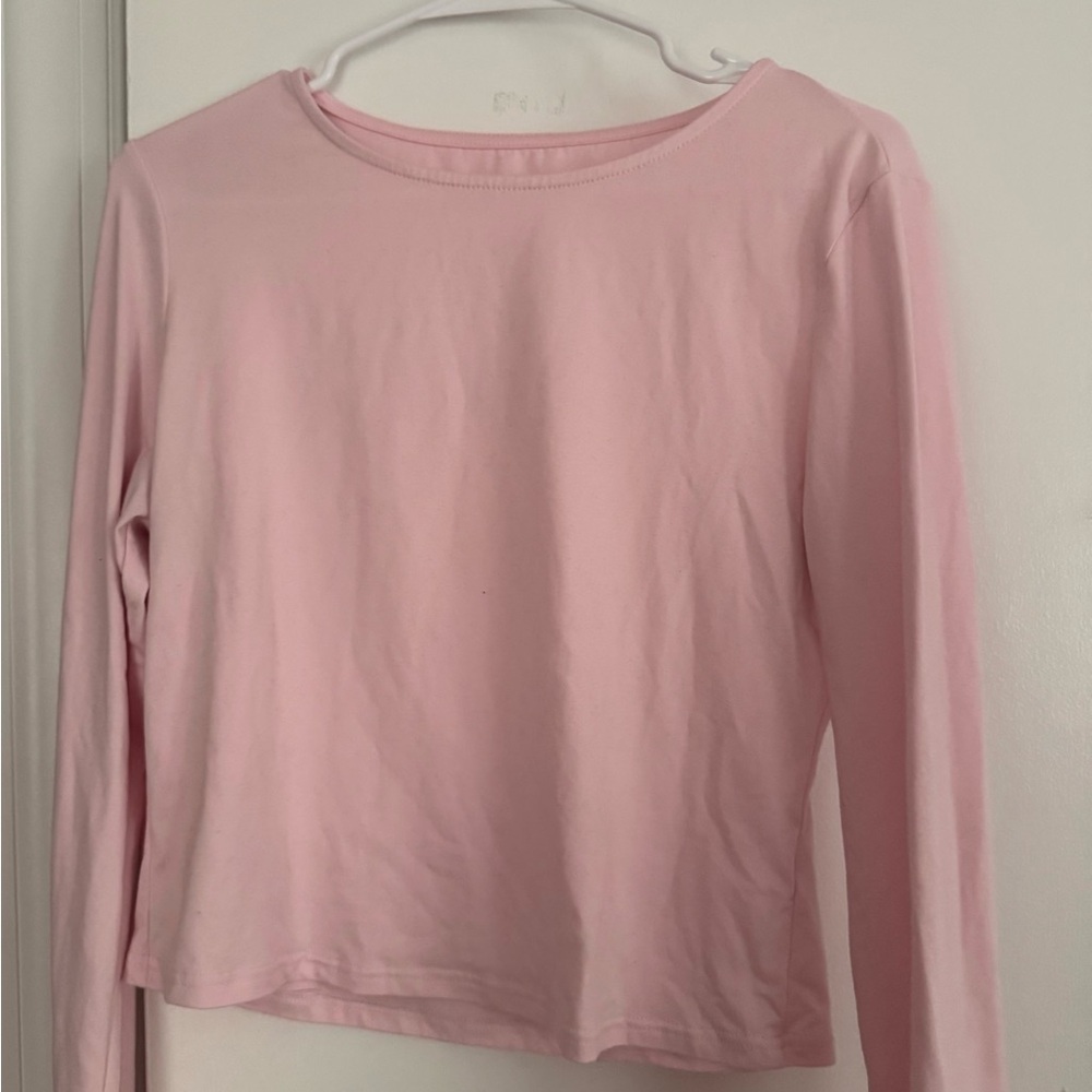Light Pink Long Sleeve Top
